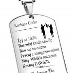 naszyjnik dla córki od rodziców